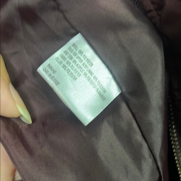 Calvin Klein Women's Quilted Ski Jacket - Rich Burgundy - Picture 5 of 11